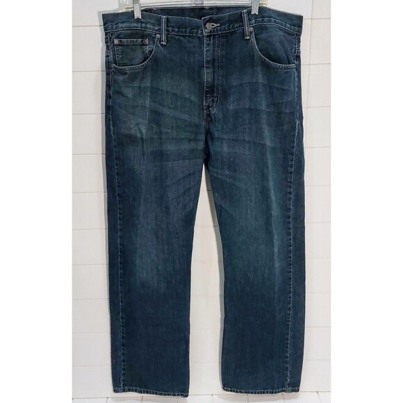 Levi's 569 Men's 38x32 Loose Straight Jeans Blue Relaxed Fit Academia - Picture 1 of 13